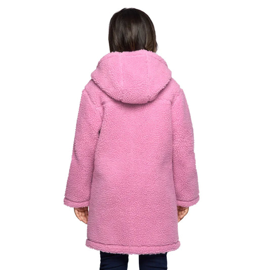 Roxy Youth Girls Zip Front Plush Hooded Jacket