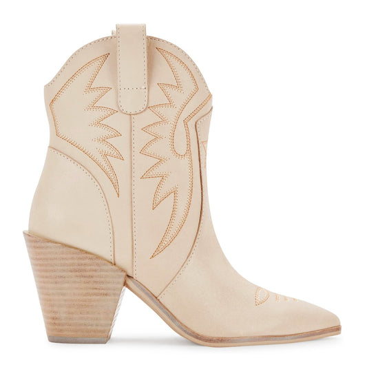 Mi.iM Women's Nina Embroidered Western  Cowboy Ankle Booties